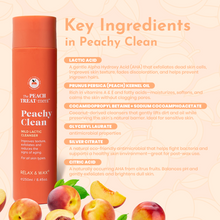Load image into Gallery viewer, Peachy Clean 8oz Lactic Cleanser